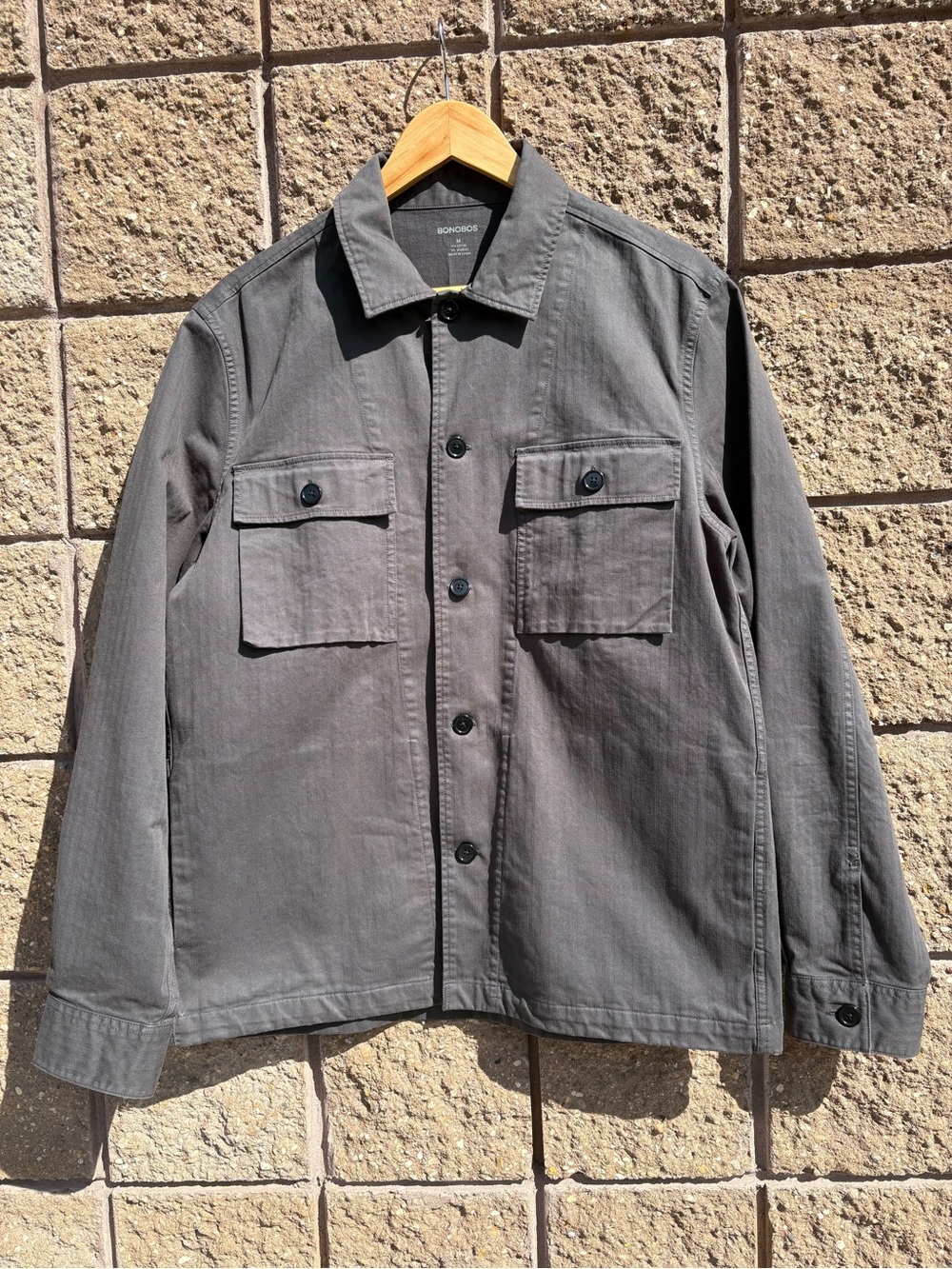 Bonobos Men's Charcoal Gray Utility Jacket
